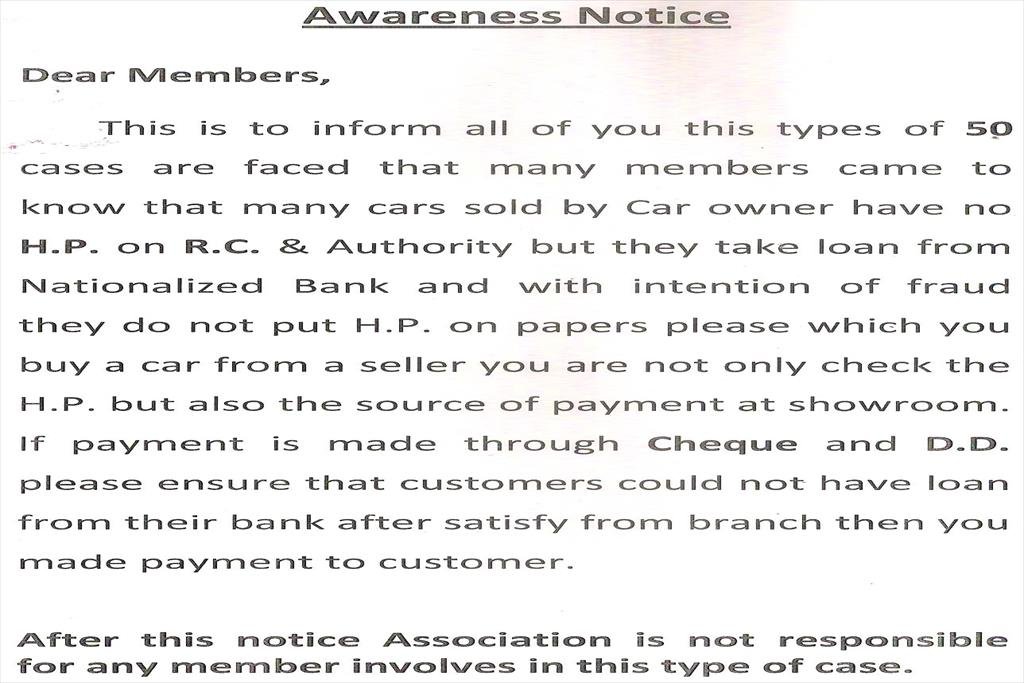 LETTER OF ASSOCIATION