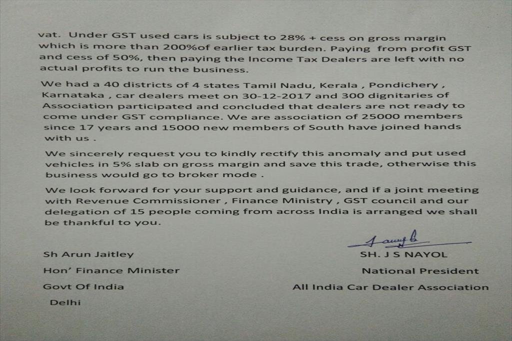 LETTER OF ASSOCIATION