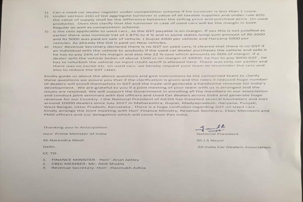 LETTER OF ASSOCIATION