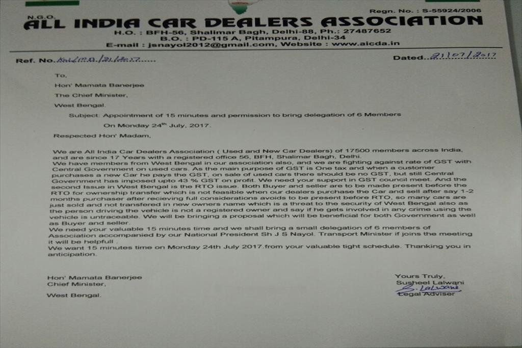 LETTER OF ASSOCIATION